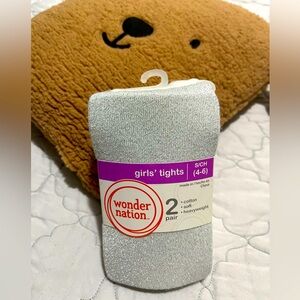 2 Pairs Girls’ Tights